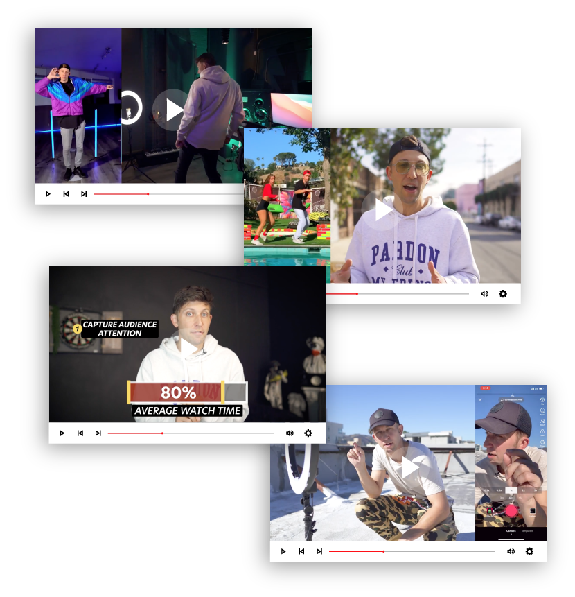 Breakdowns of Matt Steffanina videos with an 80% average watch time