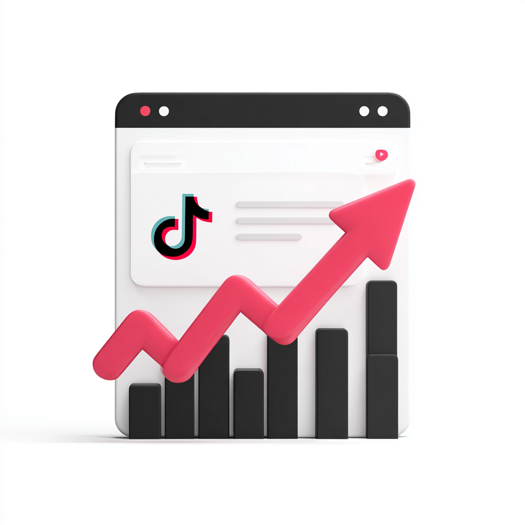 A growth graph rising off a phone screen
